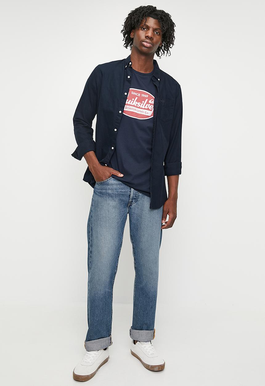 Quiksilver - What We Do Best Ss Tee  -  Navy Blazer