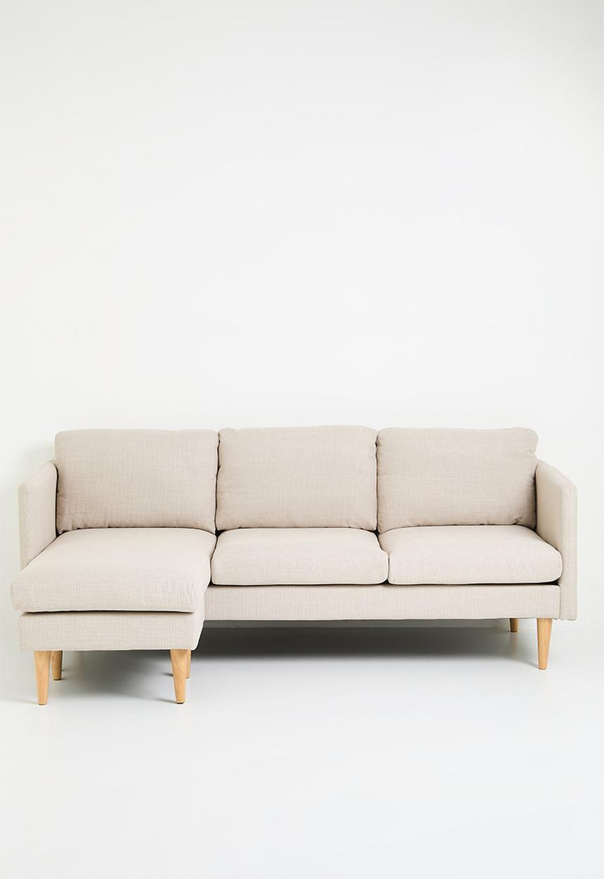 Sixth Floor - Milly 3 chaise lounge-beige
