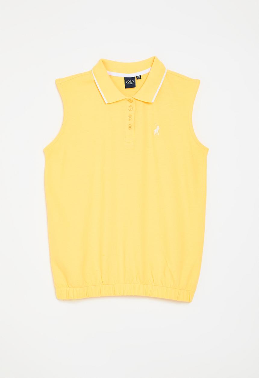 POLO - Girls emma sleeveless golfer - light yellow