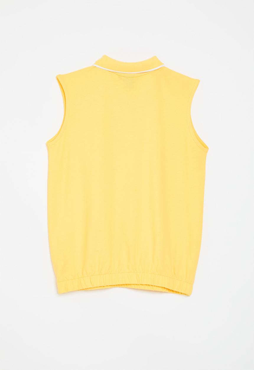 POLO - Girls emma sleeveless golfer - light yellow