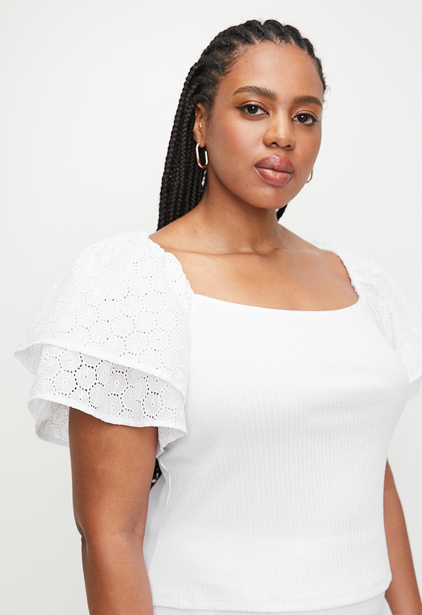 MILLA - Combo anglaise top plus - white