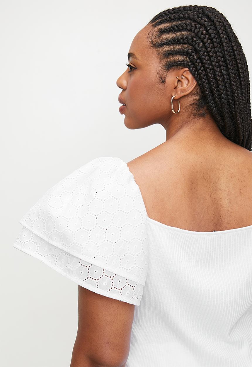 MILLA - Combo anglaise top plus - white