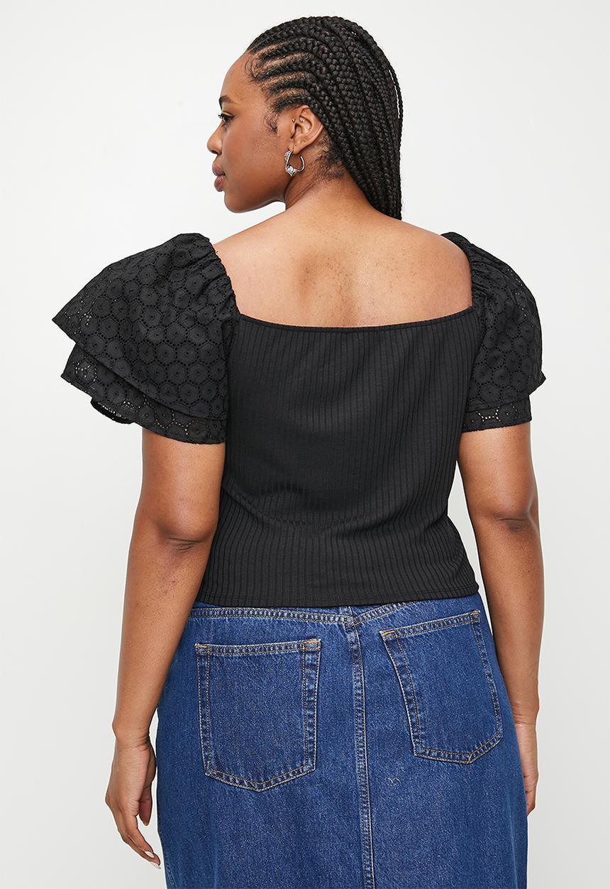 MILLA - Combo anglaise top plus - black
