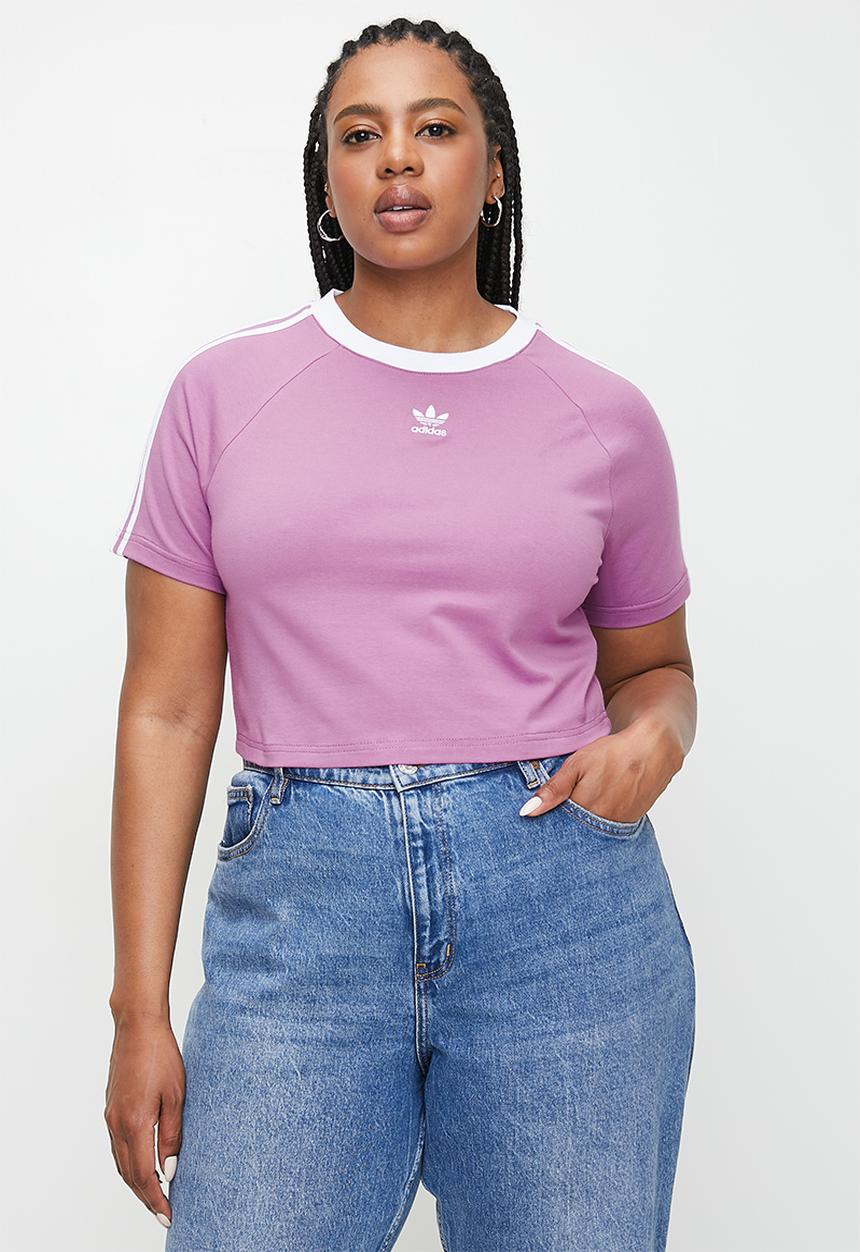 adidas Originals - Plus 3 S Baby Tee W - Preloved Purple