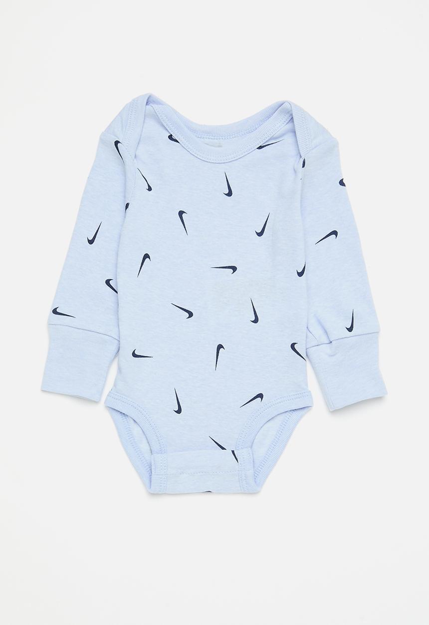 Nike - Nkn baby essentials 3 pack long sleeve bs - cobalt bliss heather