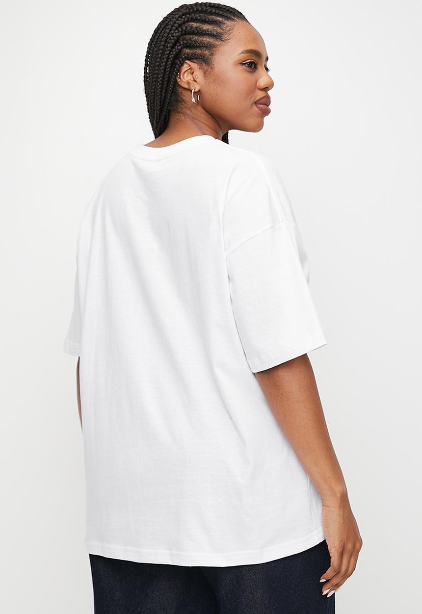 Superbalist - Oversized tee plus - white