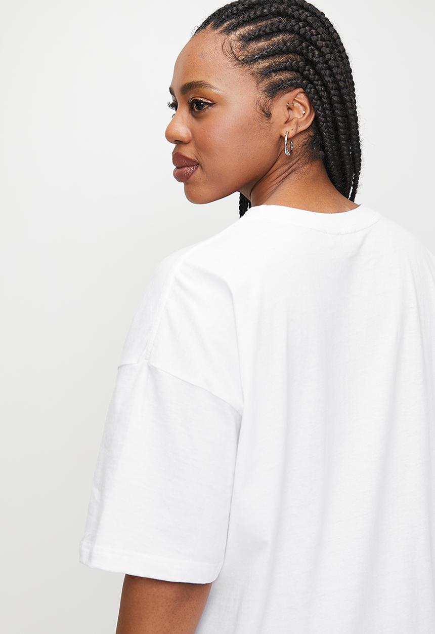 Superbalist - Oversized tee plus - white