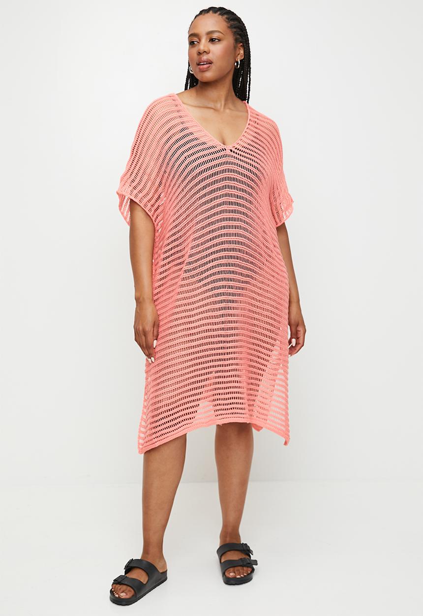 Lizzy - Plus Zumba overswim - coral
