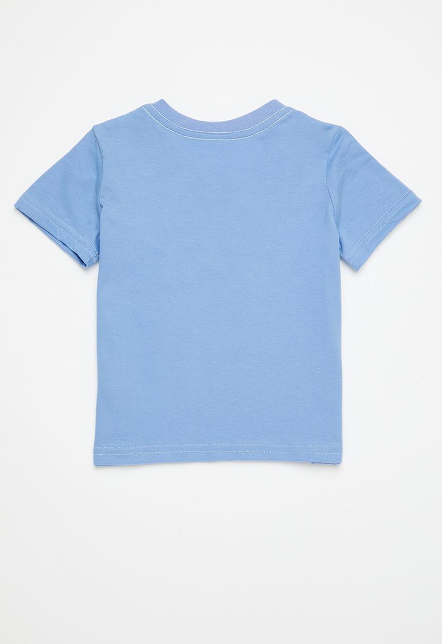 Pop Candy - 2 Pack tee-blue & white