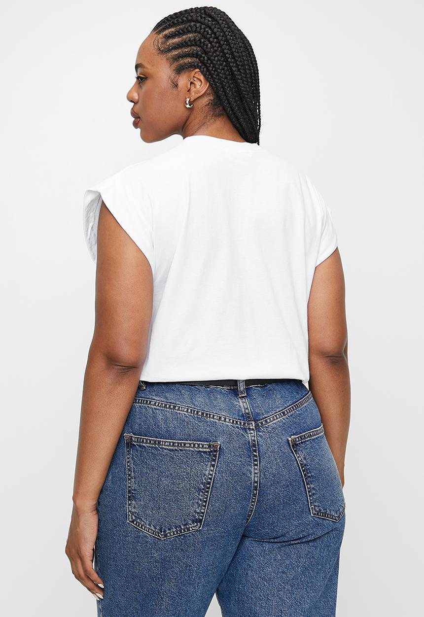 Superbalist - Extended sleeve bird plus tee - white