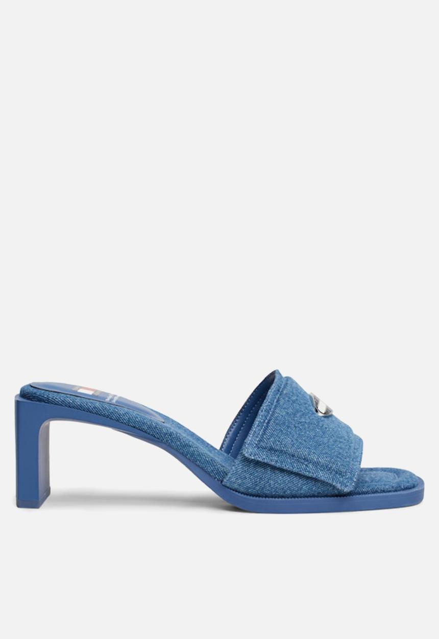 Tommy Hilfiger - The soho leather mule heel - denim