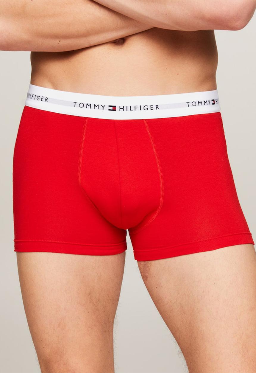 Tommy Hilfiger - 3P Trunk - Fierce Red/Well Water/Anchor Blue