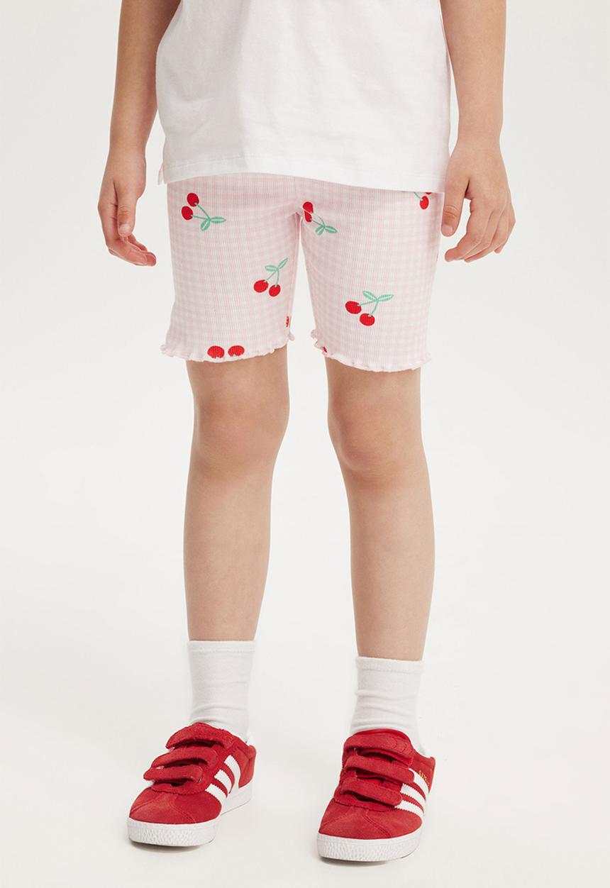 Cotton On - Hailey bike short - blush cherries/gingham