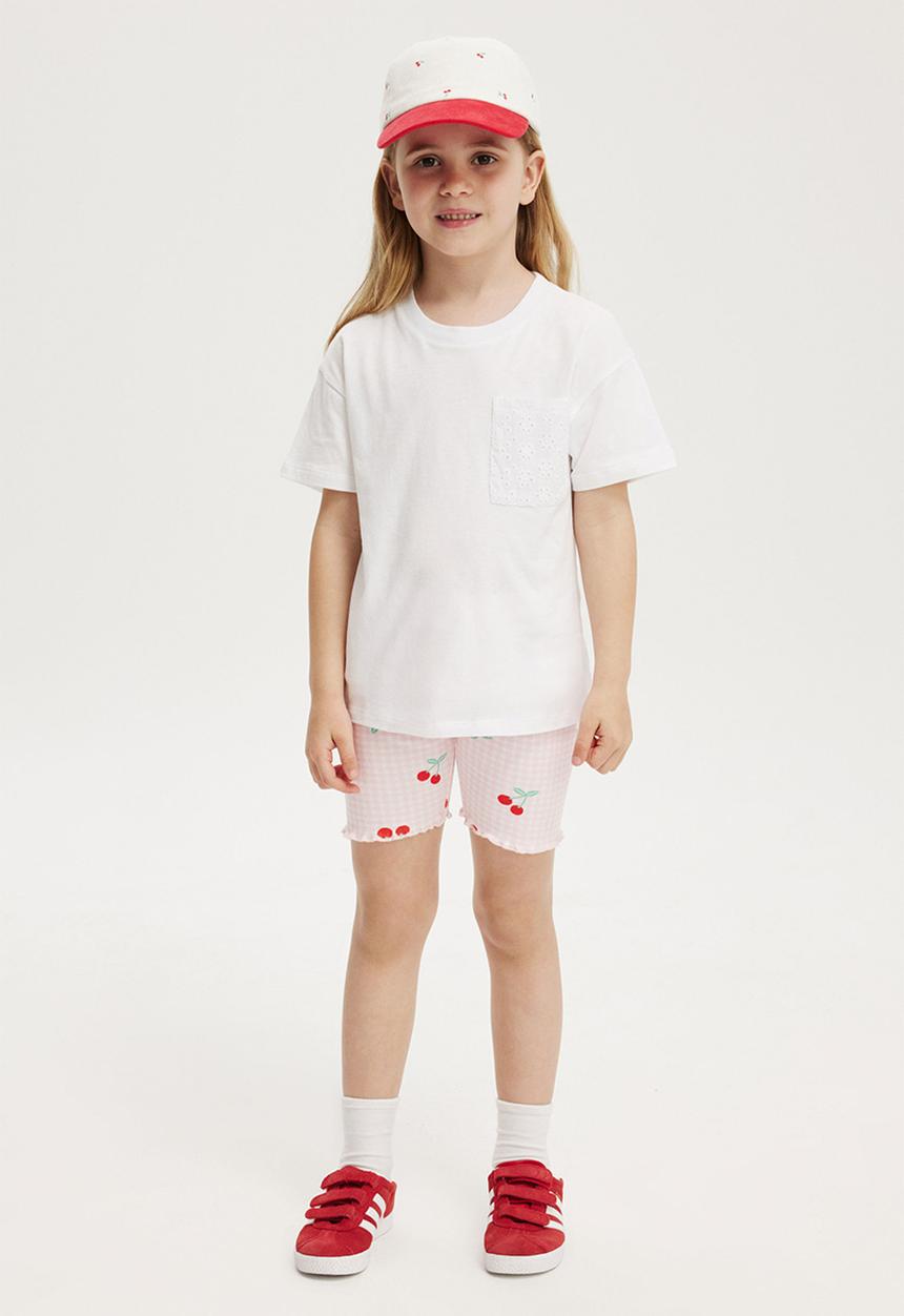 Cotton On - Hailey bike short - blush cherries/gingham