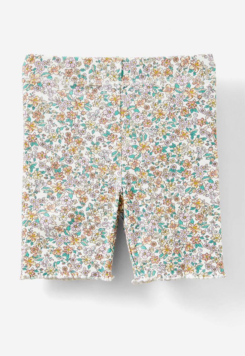 Cotton On - Hailey bike short - vanilla/ziggy floral