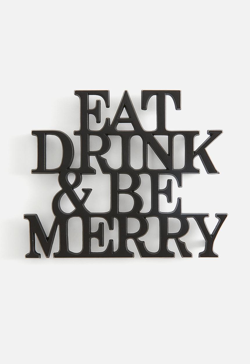 H&M - Metal trivet - black