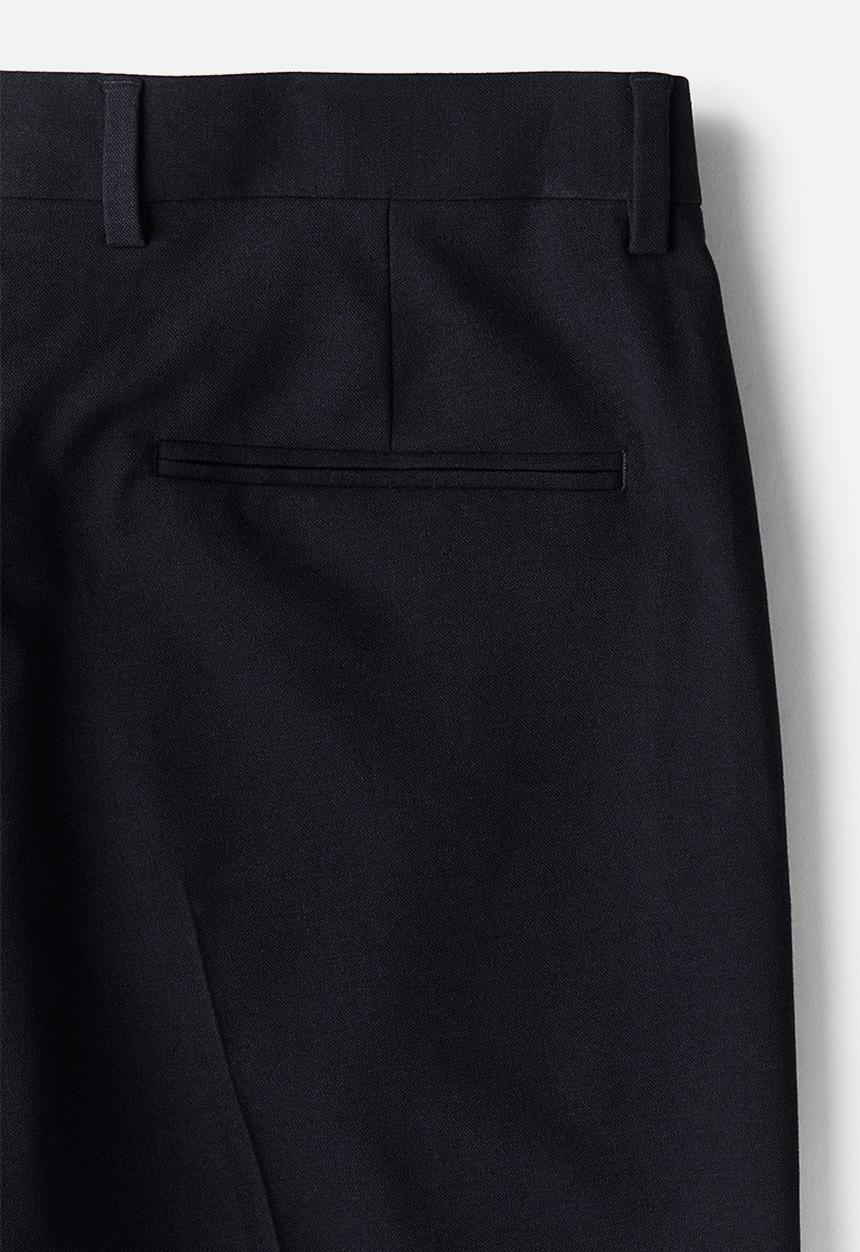 H&M - Slim fit suit trousers - navy blue 