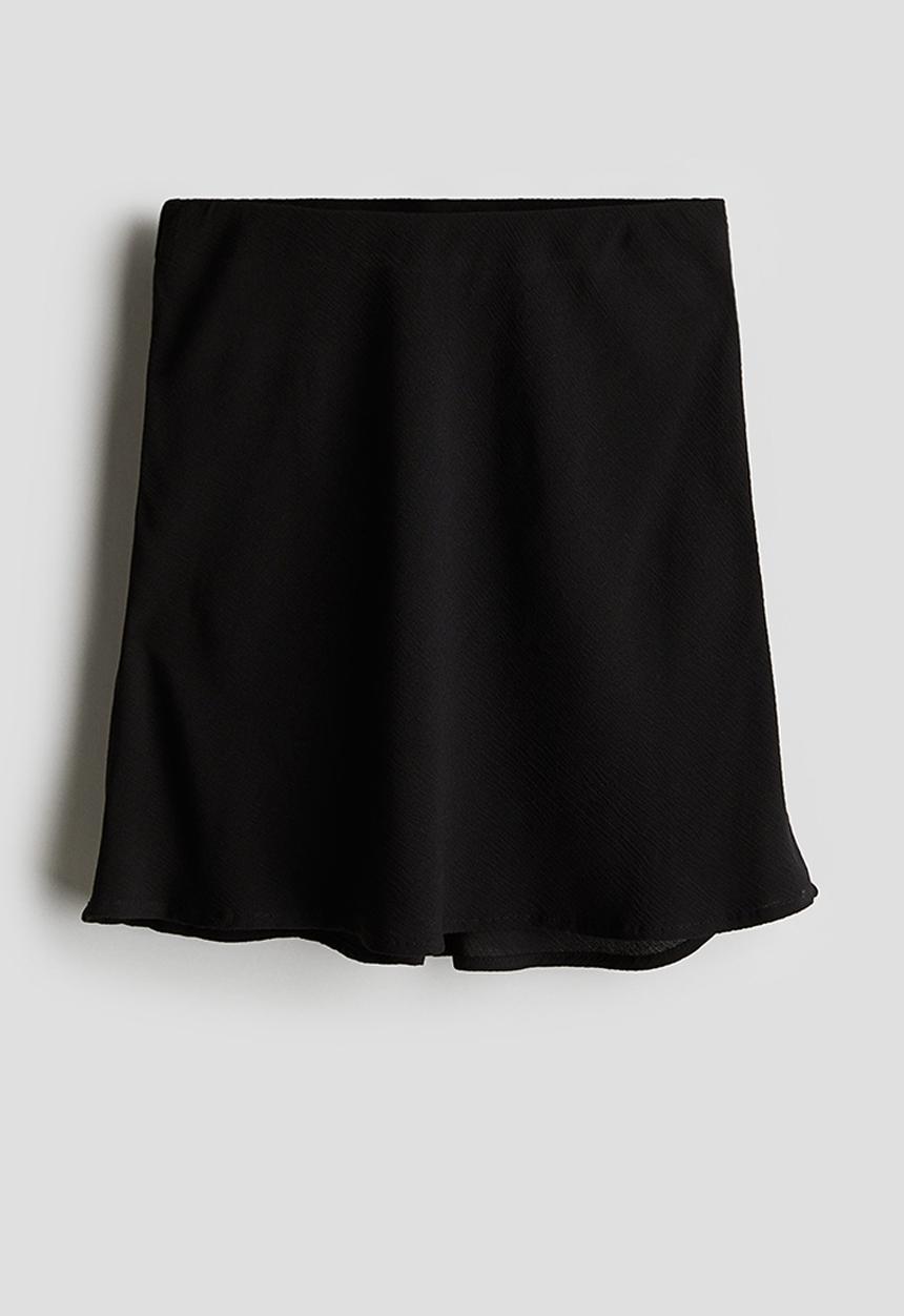 H&M - A-line skirt - black