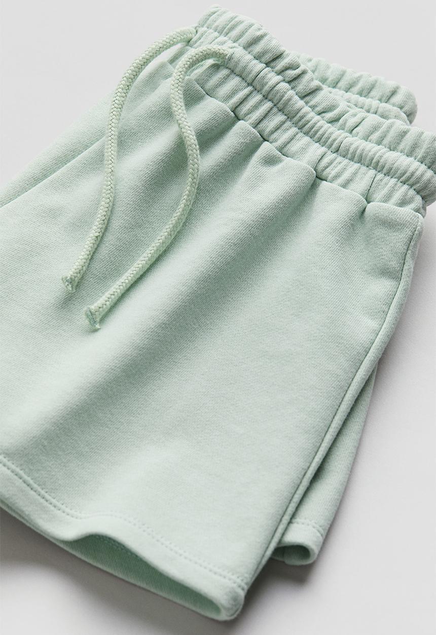 H&M - Sweatshirt shorts - mint green
