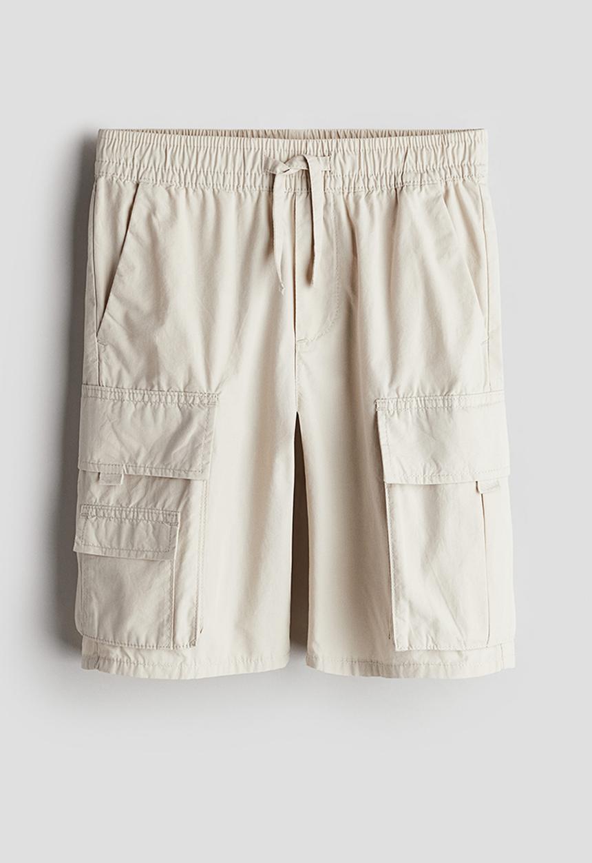 H&M - Cargo shorts - light beige