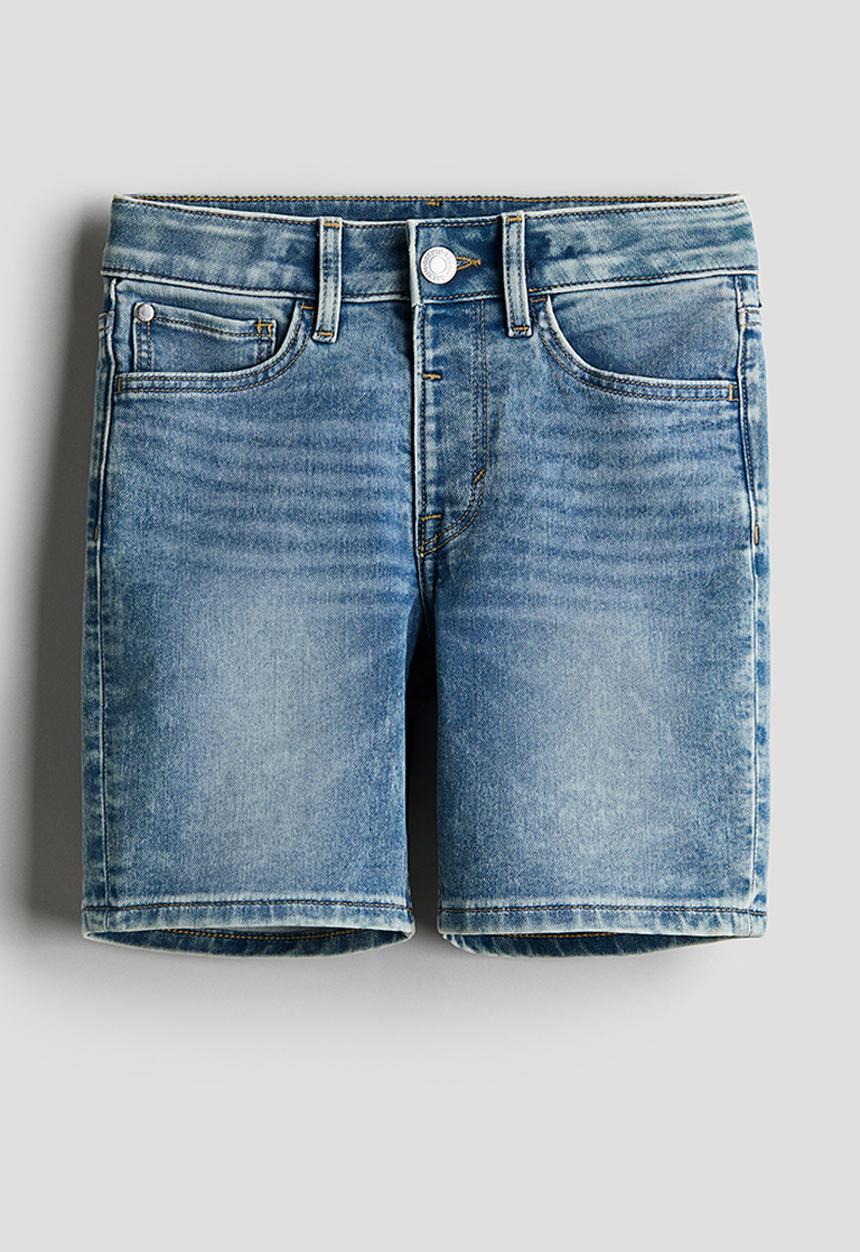 H&M - Super soft denim shorts - denim blue