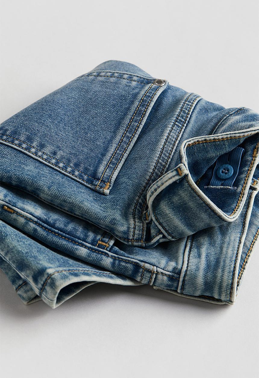 H&M - Super soft denim shorts - denim blue