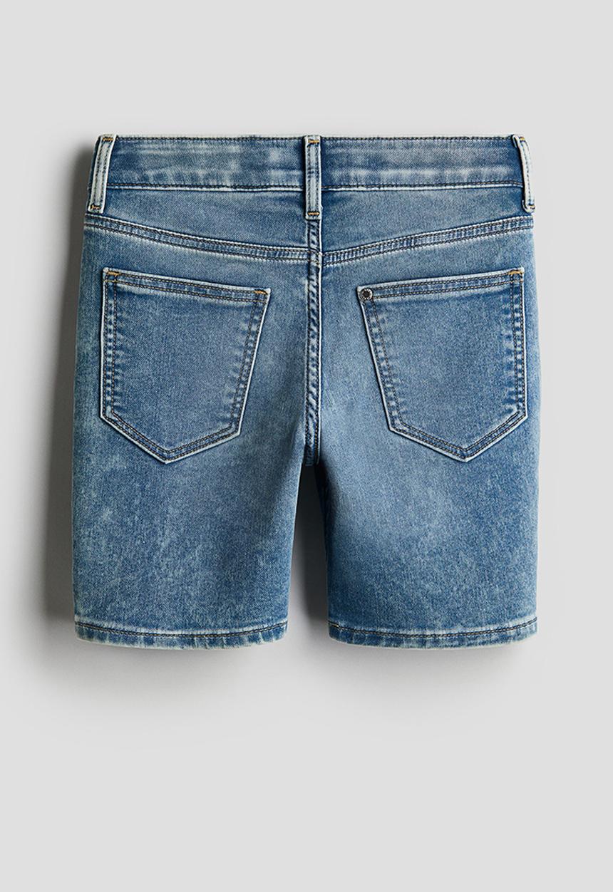 H&M - Super soft denim shorts - denim blue