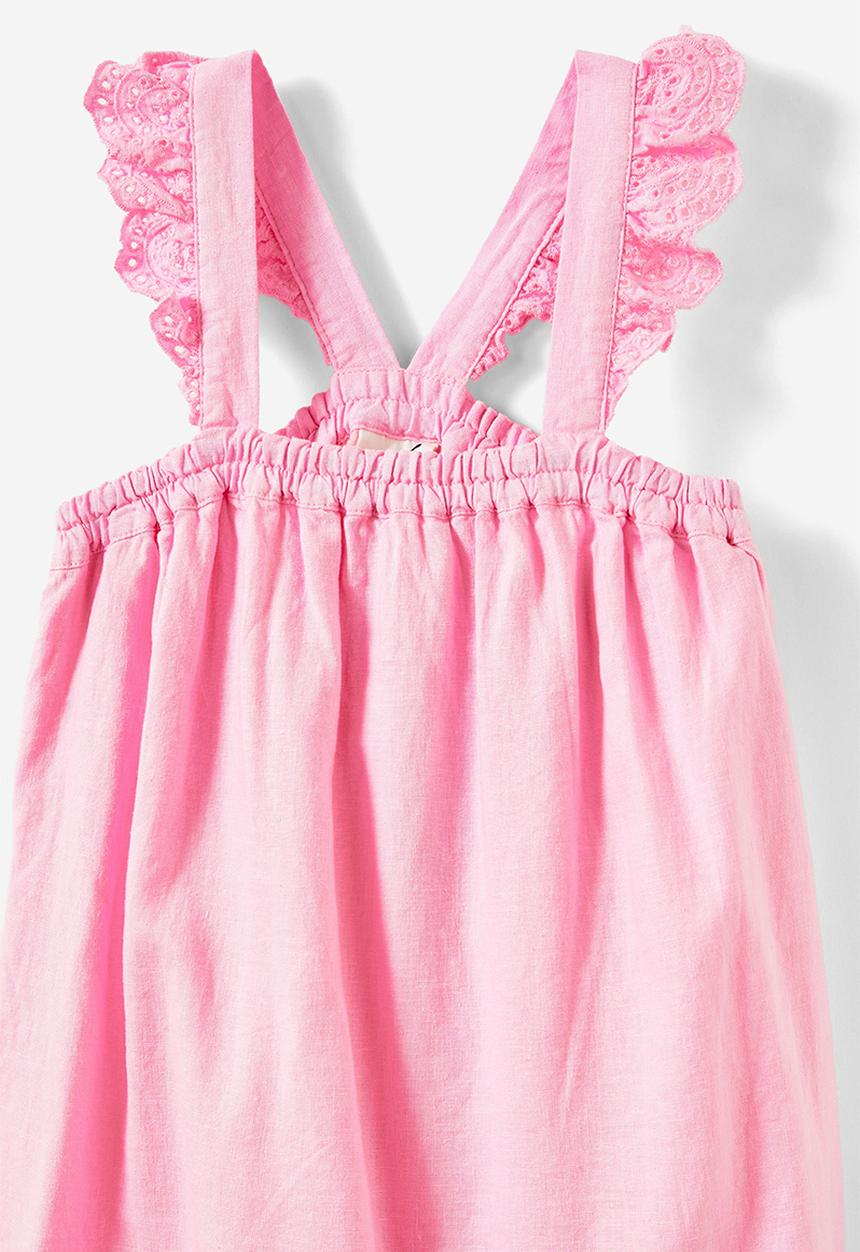 Cotton On - Havana flutter sleeve dress - blush pink
