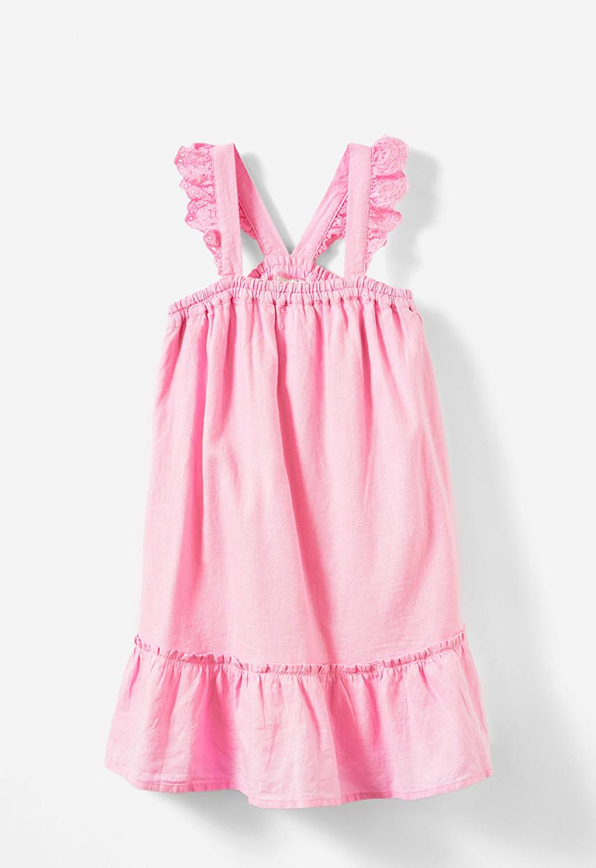 Cotton On - Havana flutter sleeve dress - blush pink