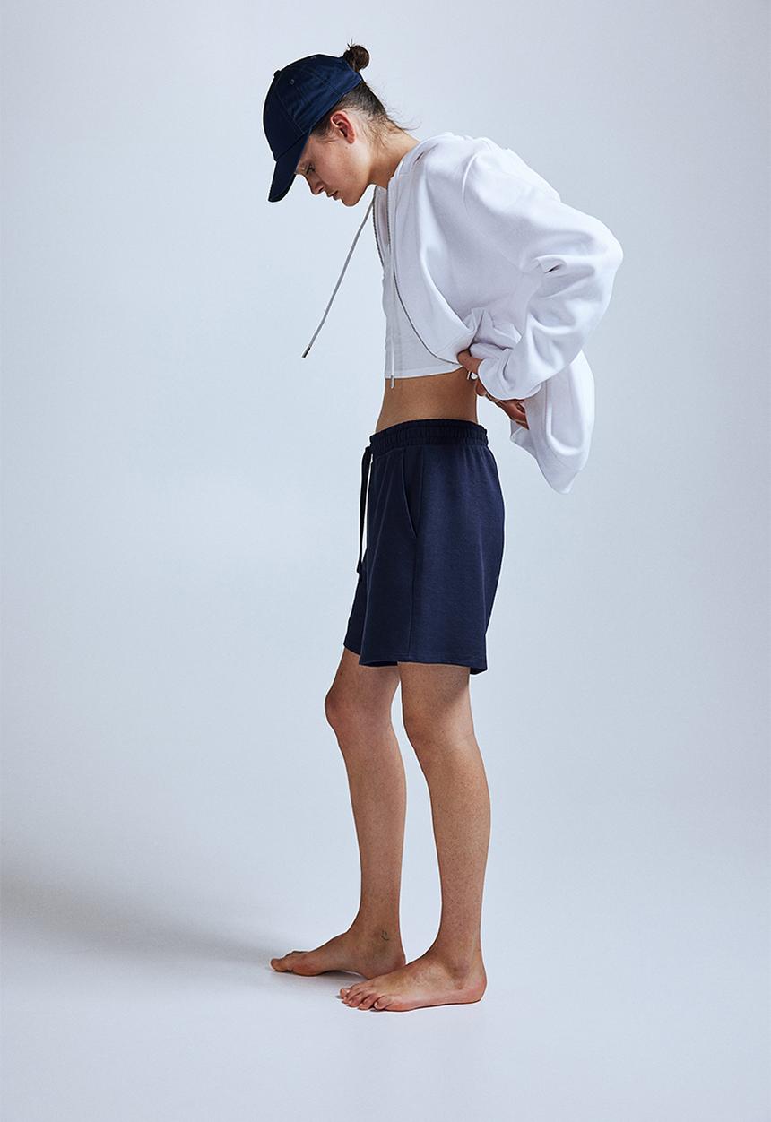 H&M - Sweatshirt shorts - blue