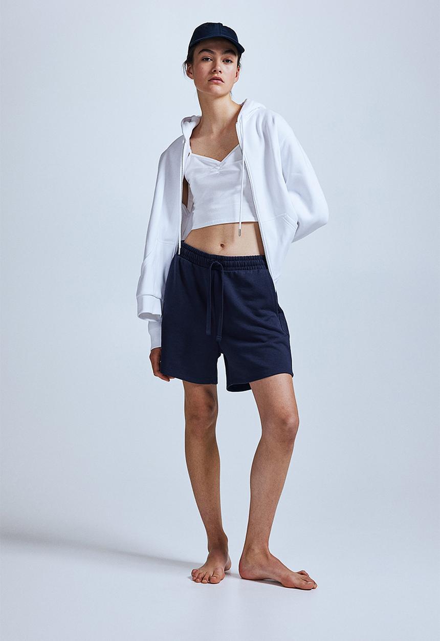 H&M - Sweatshirt shorts - blue