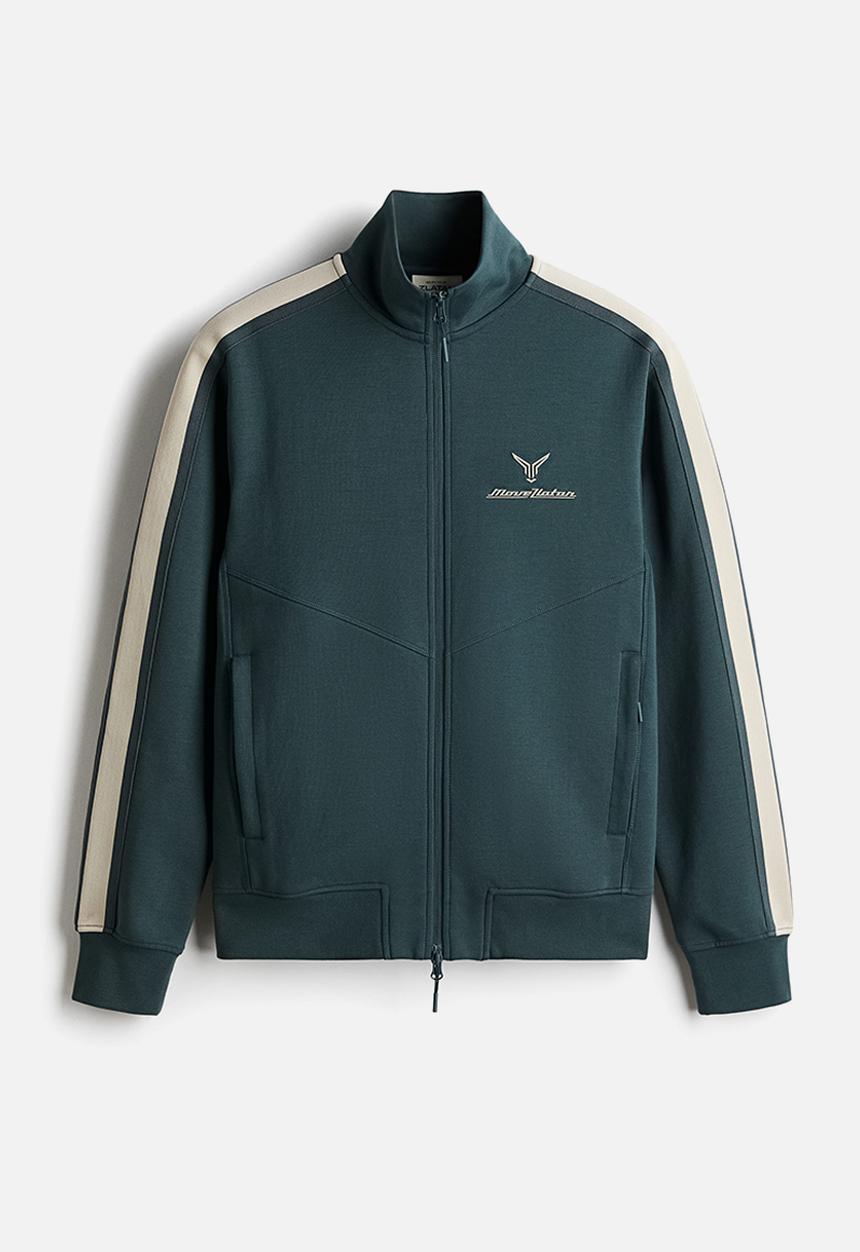 H&M - Regular fit track jacket in drymove™ - green