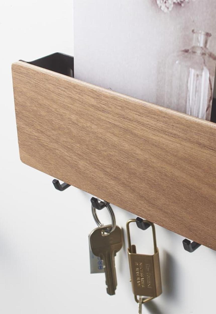 Yamazaki - Rin key hook with tray - black