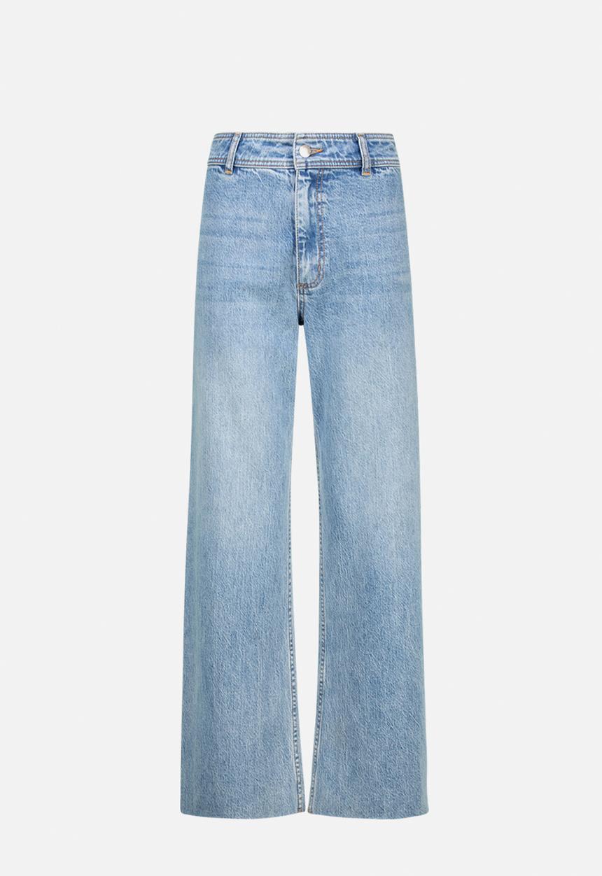 Steve Madden - Khloe Light Wash Cropped Flare - Light Blue