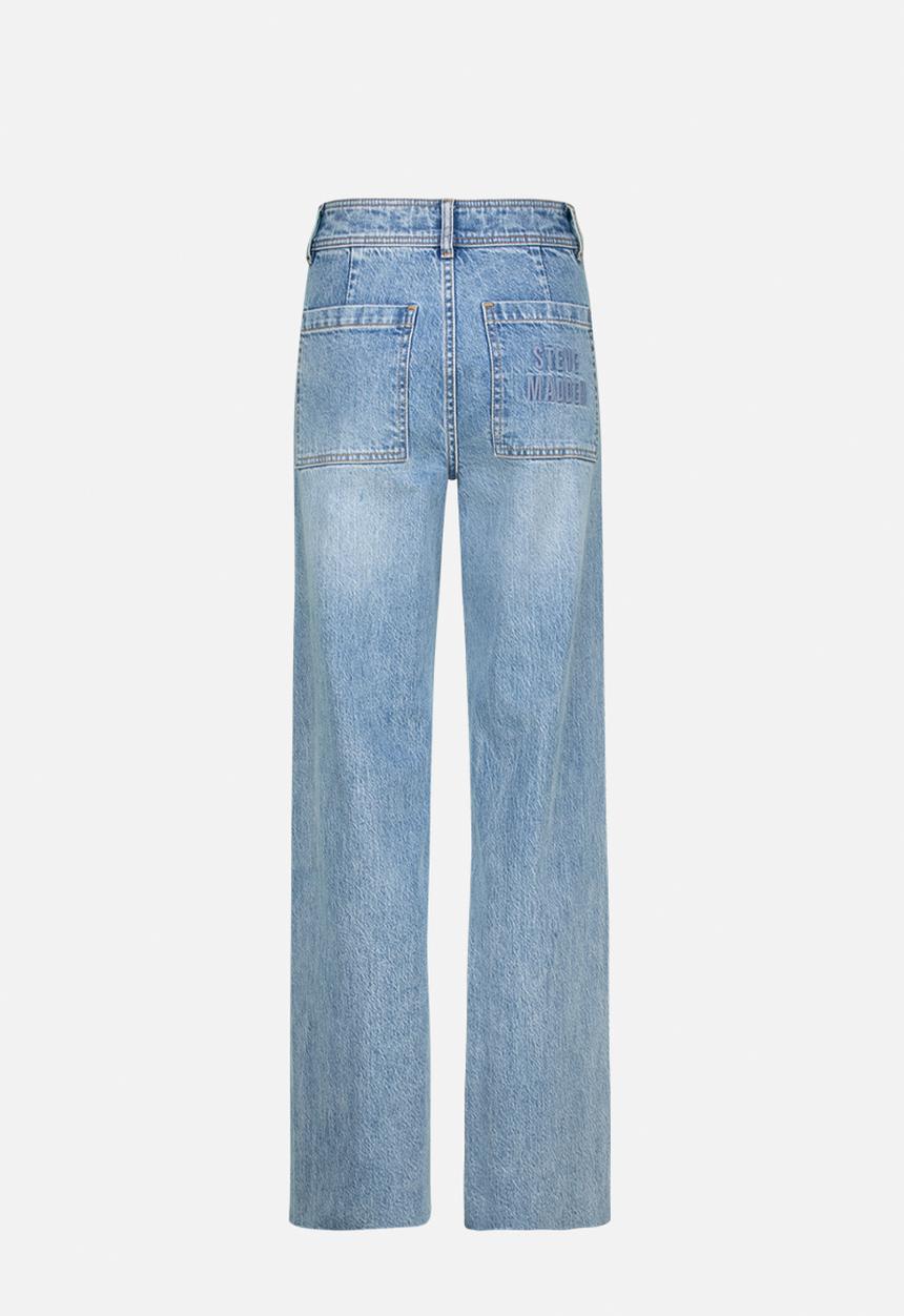 Steve Madden - Khloe Light Wash Cropped Flare - Light Blue