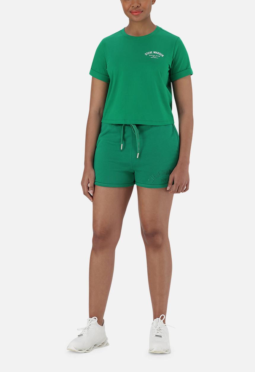 Steve Madden - Tamsyn Jogger Shorts - Emerald Green