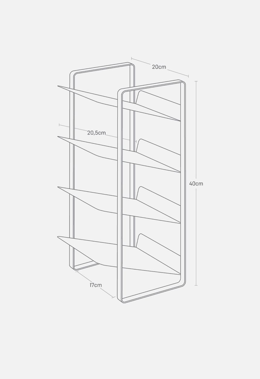 Yamazaki - Bottle rack - white