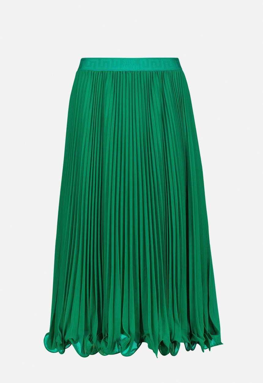 Steve Madden - Sierra Pleated Midi Skirt - Emerald Green