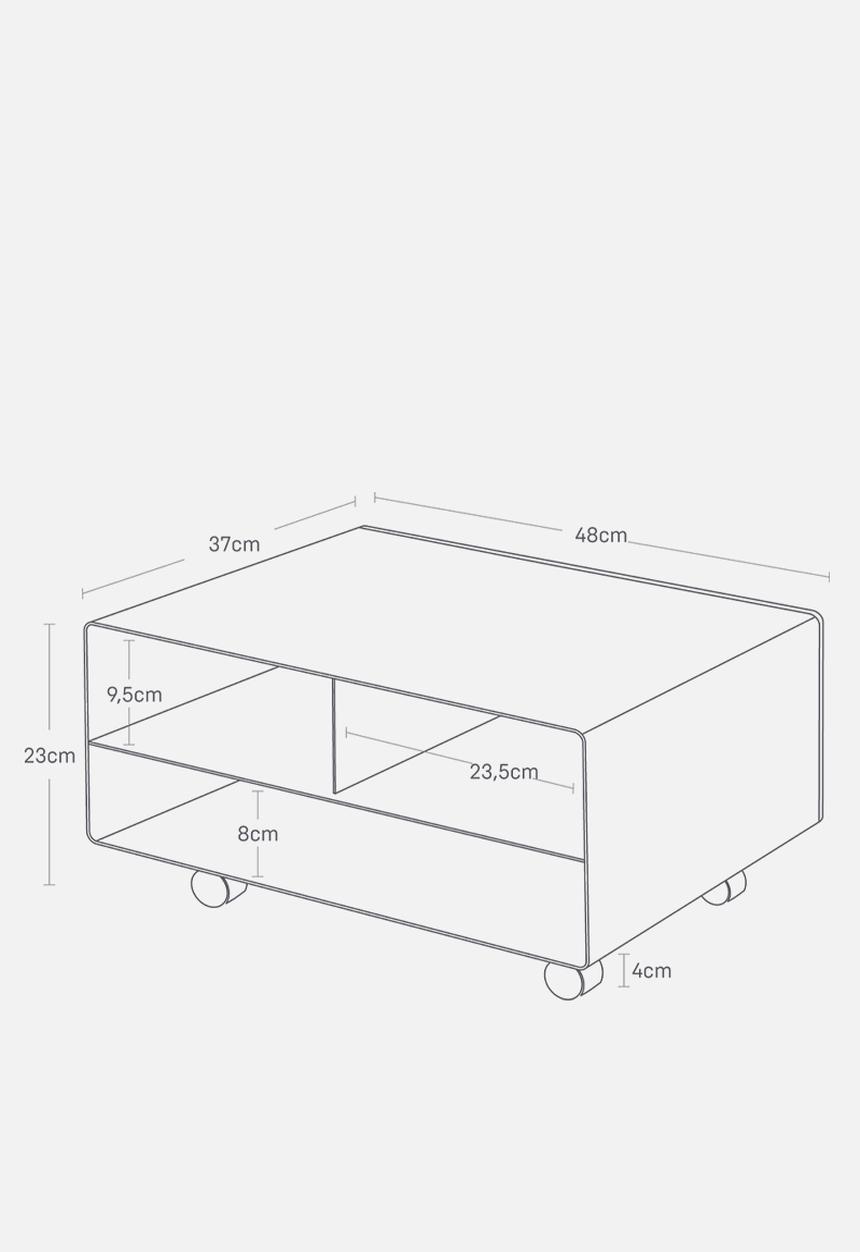 Yamazaki - Tower printer rack - white