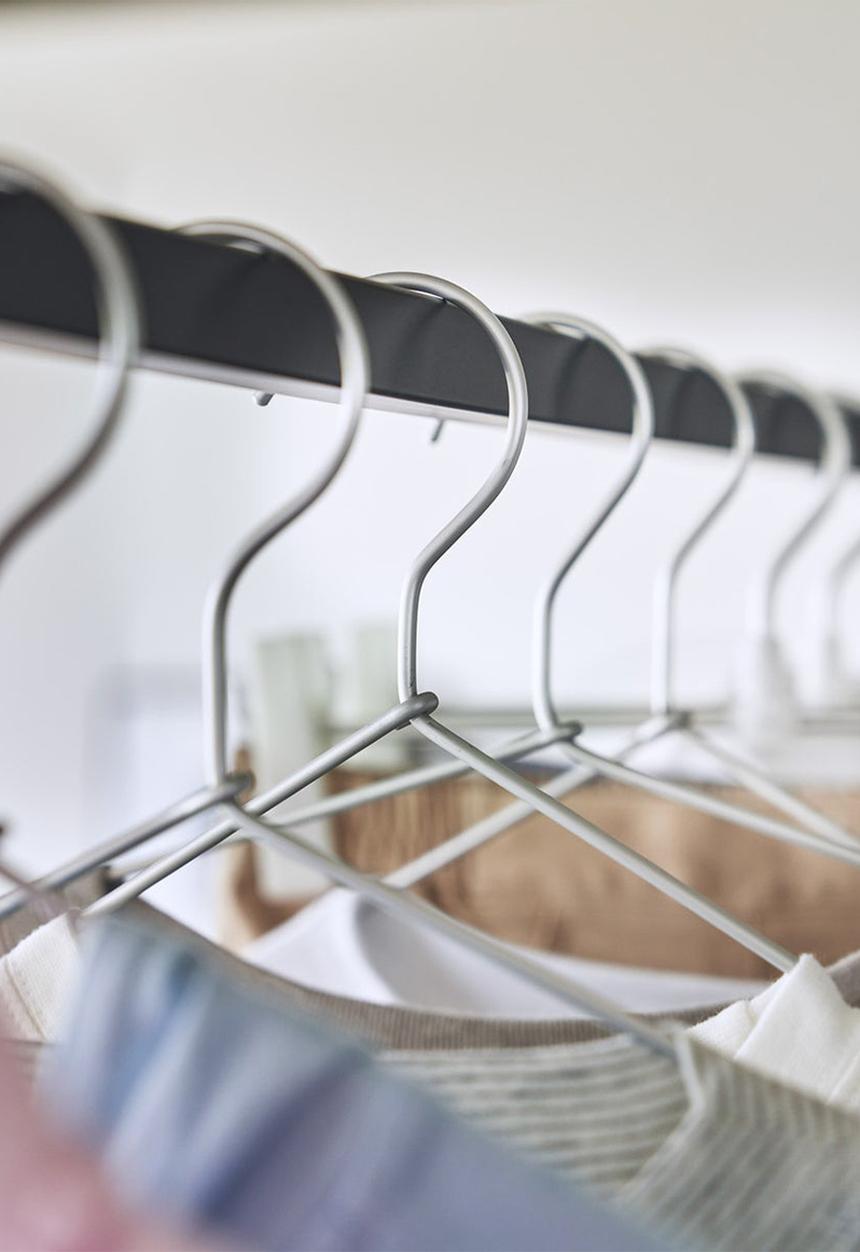 Yamazaki - Foldable indoor dry rack - black