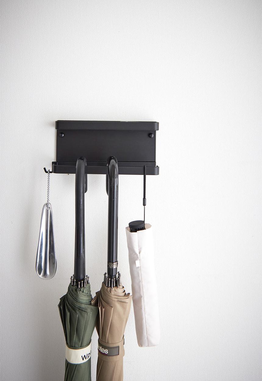 Yamazaki - Wall mount umbrella holder - black