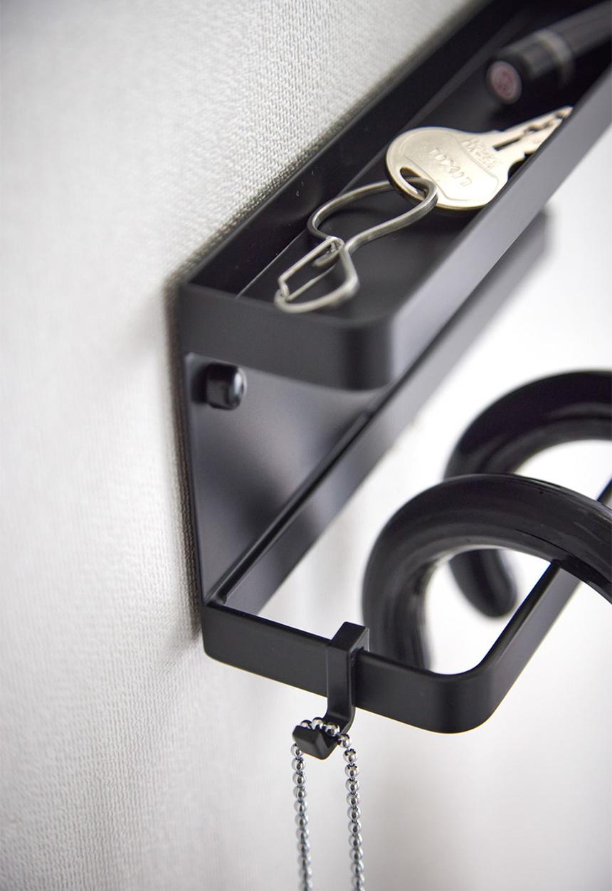 Yamazaki - Wall mount umbrella holder - black