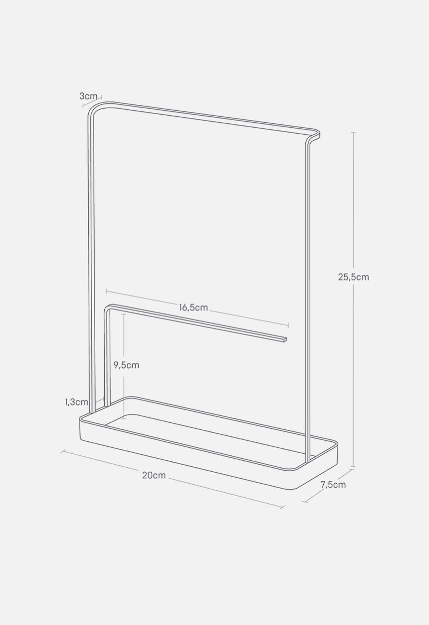 Yamazaki - Accessory & sunglasses rack - white
