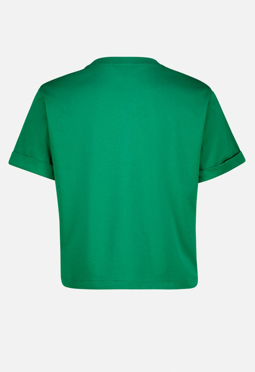 Steve Madden - Pamala Basic Logo Tee - Emerald Green