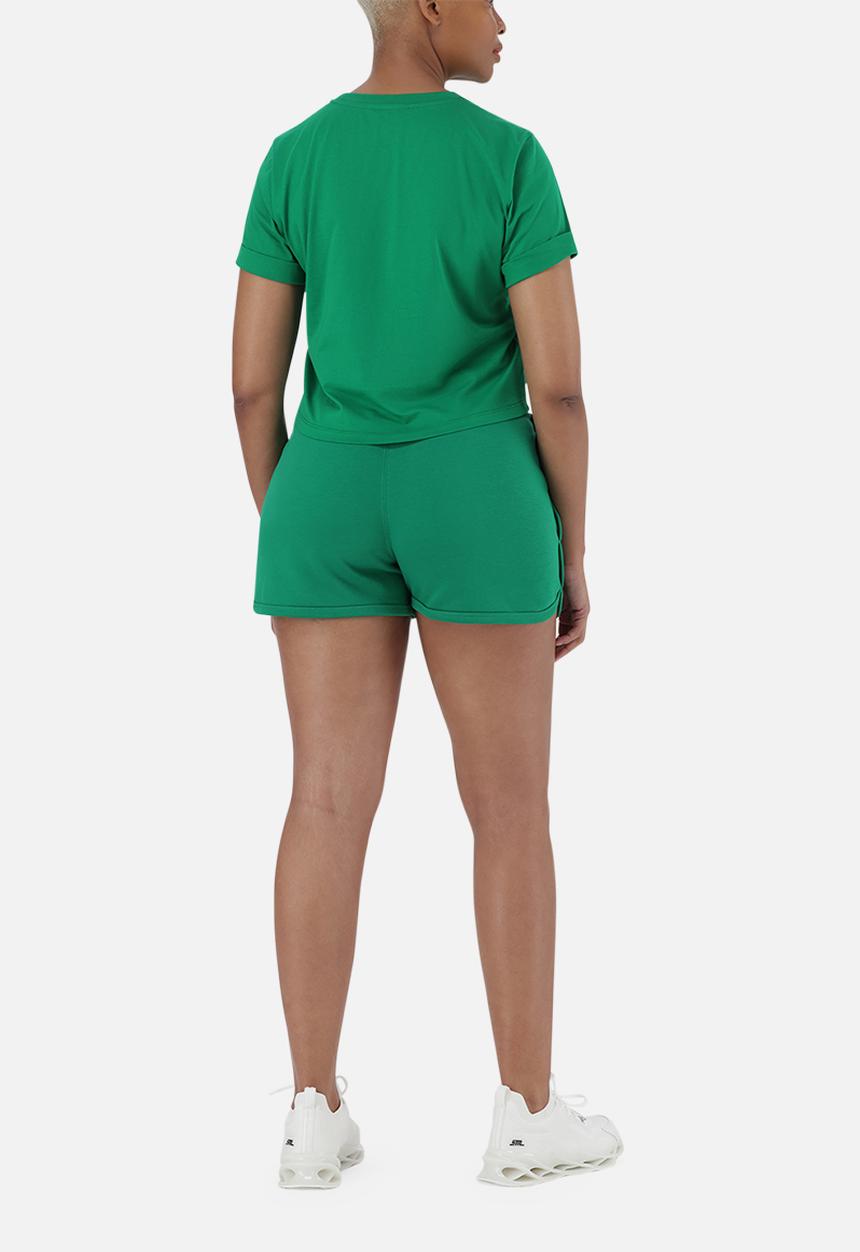 Steve Madden - Pamala Basic Logo Tee - Emerald Green