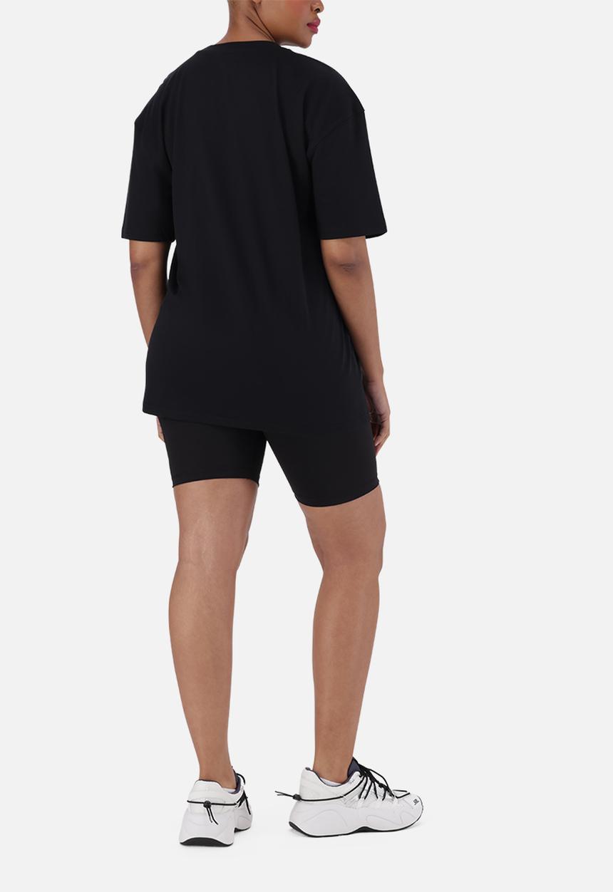 Steve Madden - Athena Oversized Graphic T-shirt - Black