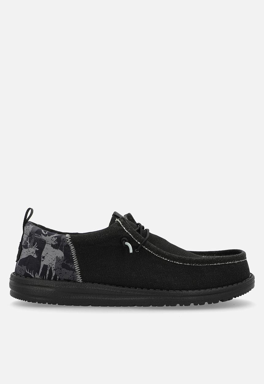 Hey Dude - Wally Funk Hunt Camo - Black