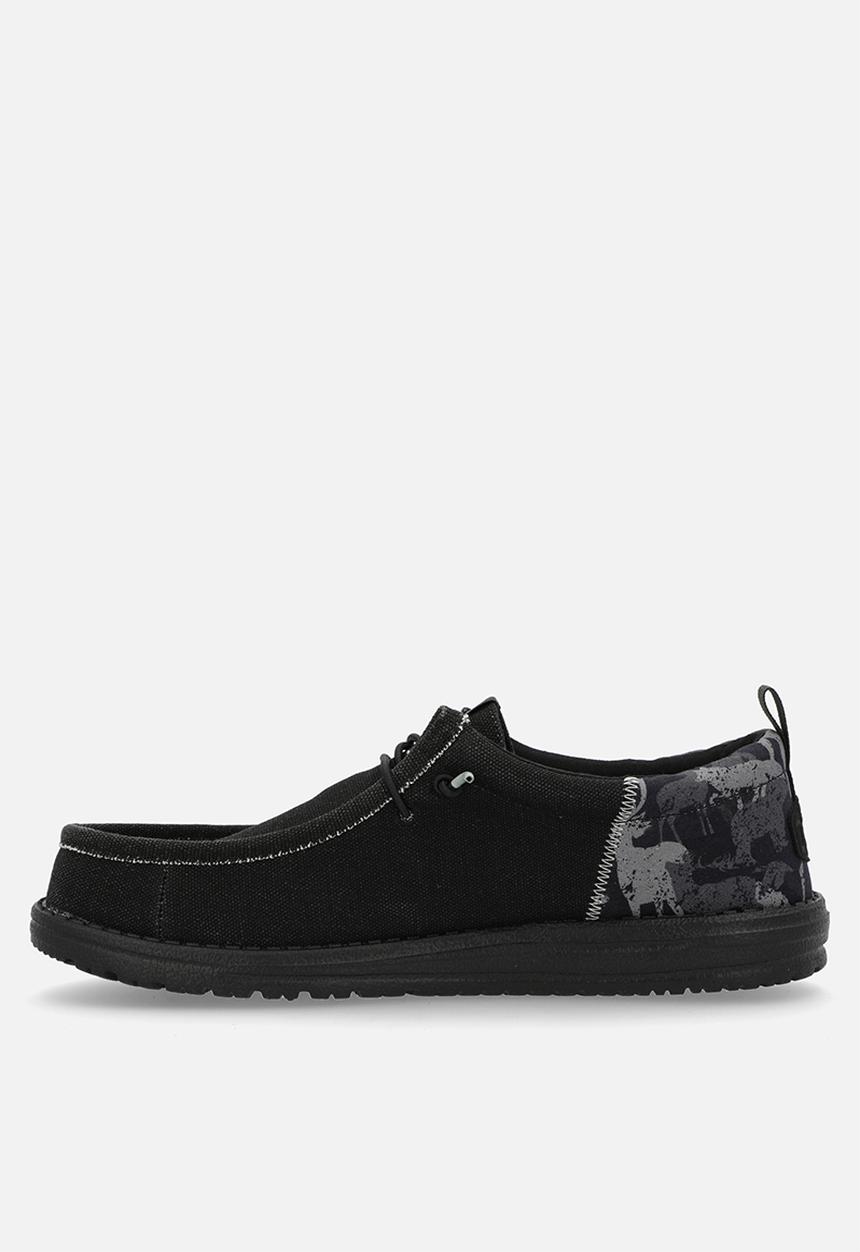 Hey Dude - Wally Funk Hunt Camo - Black