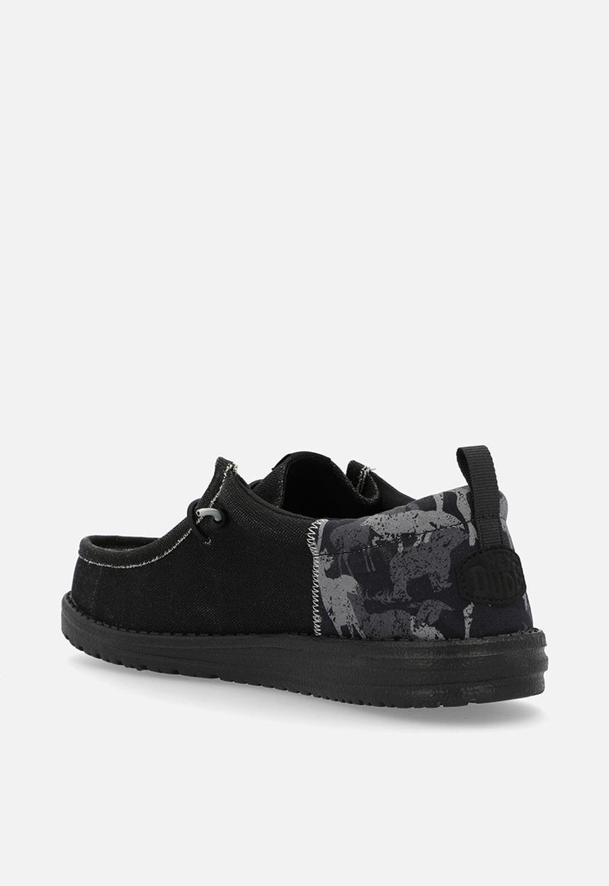 Hey Dude - Wally Funk Hunt Camo - Black