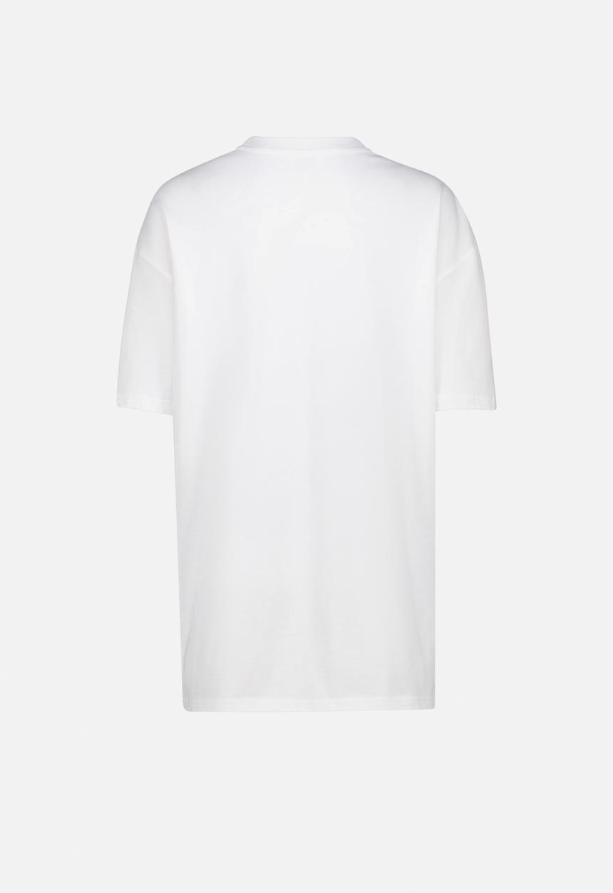 Steve Madden - Athena Oversized Graphic T-shirt -  White